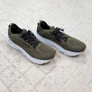 Brooks Glycerin Stealthfit 21 Green Black Running Shoe Mens Sz 8 1104211D356 NEW